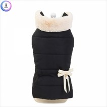 기타 jbs1 리본 반려동물 패딩 조끼, XL