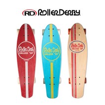 [R-STAR] 롤링스타 스트릿 스케이트보드 롱보드 초보 입문용 아동부터 성인까지, 03. 롤러더비 RD레트로 스케이트보드, 레드