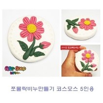 +[플렉스온]+펀앤조이 쪼물락 코스모스 비누만들기 5인용 만들기재료 클레이놀이 미술 만들기[FLEXONmarket]+
