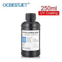 3D프린터 250ml uv 평판 프린터 용 무취 uv 코팅액은 부드러운 재료 유리 아크릴 나무 uv 전처리 솔루션에 인쇄 할 수 있습니다., 협력사