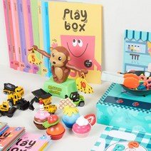 부키부키 플레이박스 월령별 그림책 한글책2권+완구1종+워크북1종+모바일가이드, 16개월