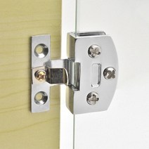 가구캐비닛 도어 클립 디스플레이 힌지 유리 아연 합금 실버 회전 찬장 경첩 Funiture 하드웨어, [01] K845 Light
