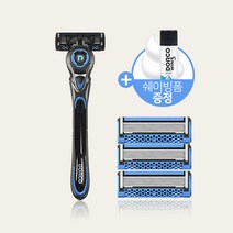도루코 페이스7 프레쉬 7중 면도기(핸들1+날4+폼증정), 단품