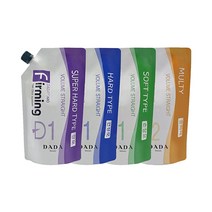 다다토모 퍼밍헤어 다이어트 시스템 펌제 500ml, 건강모(정상모)+중화제