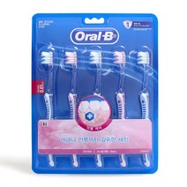 오랄비 초소형헤드 미세모 벨벳 칫솔 5개입, 단품, 단품, 5개