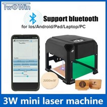 소형레이저각인기 금속 소형 가공 조각기 공예 가죽 마킹기 기계, Bluetooth Function, EU plug