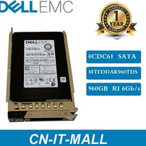 서버컴퓨터 데스크탑 노트북 2.5 dell emc cdc61 960gb sas 12gbps 읽기 집중 mtfddak960tds 0cdc61 960g ri 512e ssd, 없음