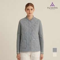 올리비아로렌 니트 소매 별퀼팅 패딩 VVCKAXS1131