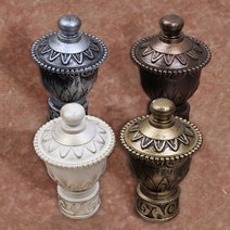 레일앤폴 25mm 커튼 K-1봉마개(겉대+겉대), 1조, 1조 아이골드