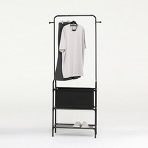 마이쿨 스틸 수납 행거 선반형 2colors, 화이트