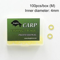 낚시용품 물고기 도구 장비100pcs 플라스틱 펠릿 미끼 밴드 잉어 낚시 Boilies, 100개-m