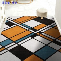 SKANDSALO 현관코일매트 미끄럼 헬스장 베란다 놀이터업소용 롤 카페트 카펫 패턴 층간소음 신발털이, 북유럽 라인 + 120*160