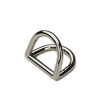 이중 D링 16.5MM - 실버, 단품