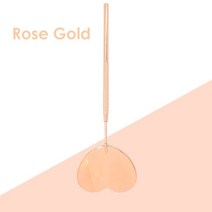 하트 모양의 달 속눈썹 연장 거울 스테인레스 스틸 대형 메이크업 미용 도구 액세서리, [11] Heart-Rose Gold