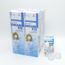 소프트렌즈 세척액 보존액 드림아이 S 350ml 4개 + 습윤제 + 케이스