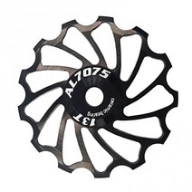 풀리 모터풀리 베어링풀러MTB 후면 변속기 가이드 휠 자전거 13T 풀리 롤러 사이클링 액세서리, 01 Black