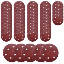 블루버드 원형사포 125mm 6홀, 총 50장 (5종 10장씩)