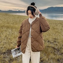 Yunyan 겨울 여성 누빔 패딩점퍼