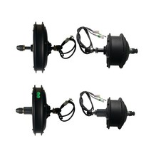 ebike 프론트 휠 36v 48v 25035050010001500w 리어 프리휠카세트 전기 자전거 브러시리스 비 기어 또는 기어 허브 모터, 36v 500w 전면 모터