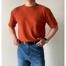 어니스트클래식 남자 여름 캐주얼 데일리 머슬핏 오버핏 기본 무지 반팔 니트지 12컬러