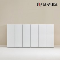 보루네오 키첸 주방수납장 2400 H세트 깊은 부엌 키큰 팬트리장 선반, 오크그레이 KCS95