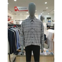 [앤듀] W몰 남성오버쿨맥스면 글렌체크 셔츠 O192SH180P