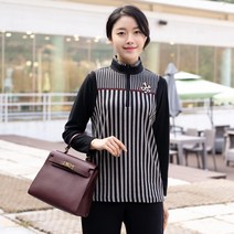 엄마옷 모슬린 기모반폴라 반오픈티셔츠 TP211166마담 미시옷 50대 중년여성의류 60대 엄마옷 빅사이즈 할머니옷 여성옷