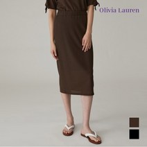올리비아로렌 H라인 주름밴딩 스커트 VOCDKXM4461