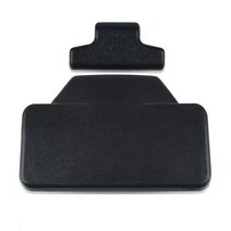 오토바이탑박스 등받이 브라켓 배달 알루미늄 오토바이 리어 탑 케이스 쿠션 승객 백 패드 A, 블랙-smaller