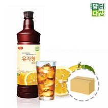 광야식품 유자청 베이스 970ml 1BOX (15개입), 15개