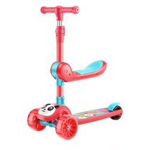 아기 두돌 돌 3살 유아 킥보드 2in1, 레드