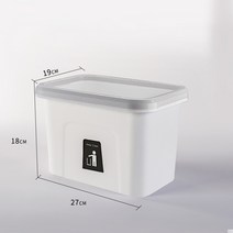 싱크대음식물쓰레기통 주방 잔반처리 용기 주택 음식물처리 휴지통, 스몰 화이트