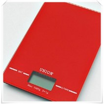 디지털계량저울 제과제빵 요리용 저울, 레드