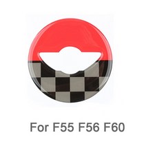 자동차 스티어링 휠 센터 3D 전용 스티커 미니 쿠퍼 R55 R56 R60 R61 F55 F56 F60 클럽맨 컨트리맨 액세서, 08 For F55 F56 F60