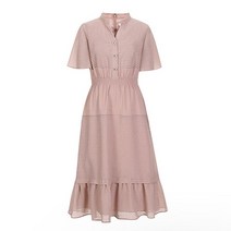 (정품)MARIO[샤틴] 엠보 텍스쳐 A라인 원피스 S22zm613