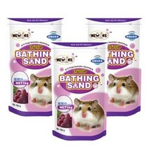 NEWAGE 햄스터 살균 목욕모래 포도향 NA-H014, 1kg, 15개