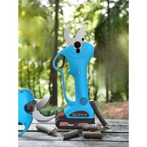 전지가위 전동 전정 가치지기 장대 감따는기구 고지, 6.0 cm + 배터리 2개