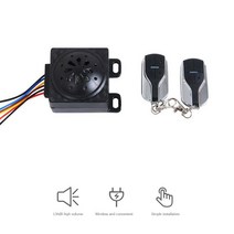 전동 킥보드 키박스 자물쇠 보드키 열쇠 36-72v rc 전기 스쿠터 경보 보안 시스템 방수 방진 110db 오토바이 원격 제어 도난 방지 경보, 협력사