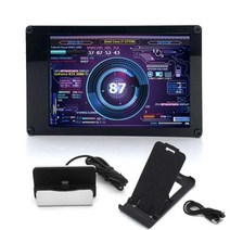 새로운 미니 ITX 케이스 35 인치 IPS TYPEC 보조 화면 CPU GPU RAM HDD USB 디스플레이, 없음, Set B