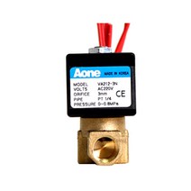 솔레노이드밸브 물용 VA212-3N 1/4인치 상시닫힘형 쏠밸브, AC110V