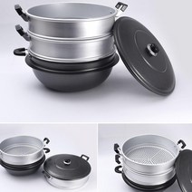 ohnew 가성비 스팀쿠커 찐빵찜기 업소용호빵찜기 고구마찜기 고기만두 요리 핫케잌, 26cm