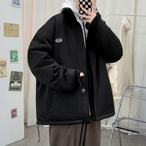 오버클래쓰 남자 양면 뽀글이 캐주얼 점퍼 긴팔 루즈핏 아우터