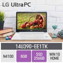 LG 인강용 울트라PC 14U390-EE1TK [신모델로 발송됩니다.], 8GB, eMMC 64GB + SSD 256GB, 포함, WIN10 Home