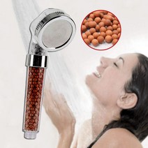샤워기 필터볼 세라믹 음이온 토르말린, 오렌지