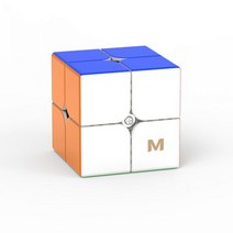 Sj MGC 2x2 엘리트 마그네틱 큐브 전문 스트레스 방지 YongJun 2x2x2 M 입방체 퍼즐 스티커 없는 장난감, stickerless