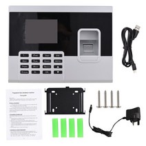 지문 비밀 번호 출석 기계 액세스 제어 시간 시계 레코더 직원 체크인 2.8 인치 컬러 화면, 03 UK PLUG
