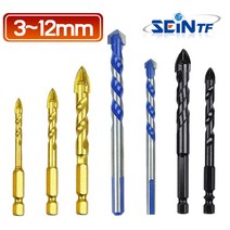 세인티에프 타일 유리 기리 비트 드릴 타공 멀티 컨스트럭션, 선택01. 유리드릴(나선형), 12mm