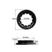 자전거 Centerlock 디스크 브레이크 로터 Lockring 38x7.5mm-Shimano Deore XTR XT SLX 사이클링 잠금 링 액세서리