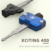 오토바이 키 케이스 커버 쉘 알루미늄 합금 cnc kymco xciting 400 superdink 125 Downtown 350, 빨간색