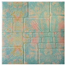 천장마감재 1PC 자기-접착제 3D 벽 스티커 침실 거실 욕실 방수 벽지 천장 지붕 70x70cm, [01] 1PC 70CMX70CM, [01] Charm Sea Blue